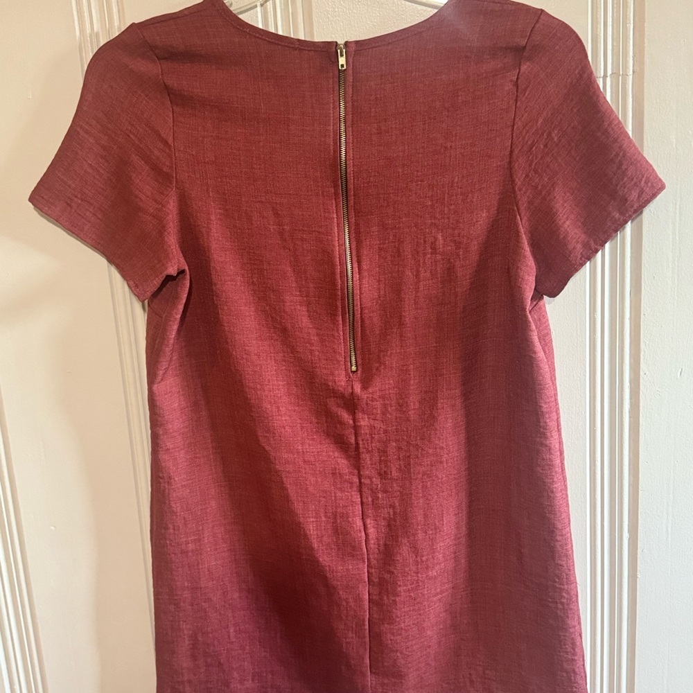 Burnt Orange Short Dress by Hopely - Size Small - Picture 5 of 6